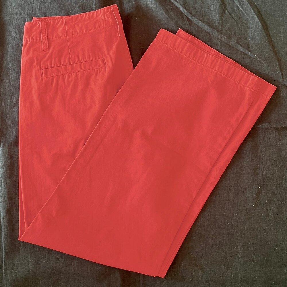 J. Crew Sailor Heritage Chino Pant 26 Vibrant Flame